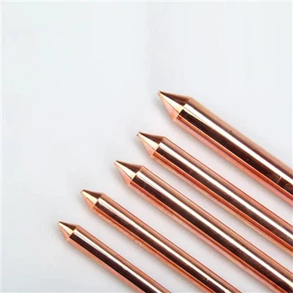 Kopparstav för jordningssystem